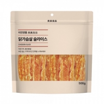 미진양품-닭가슴살 슬라이스 500g