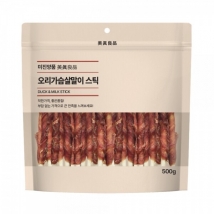 미진양품-오리가슴살말이 스틱 500g