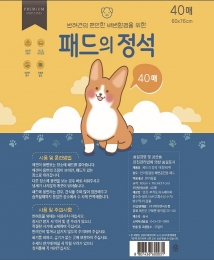[상시행사] 패드의정석-대형 40매*8개입(레몬향)